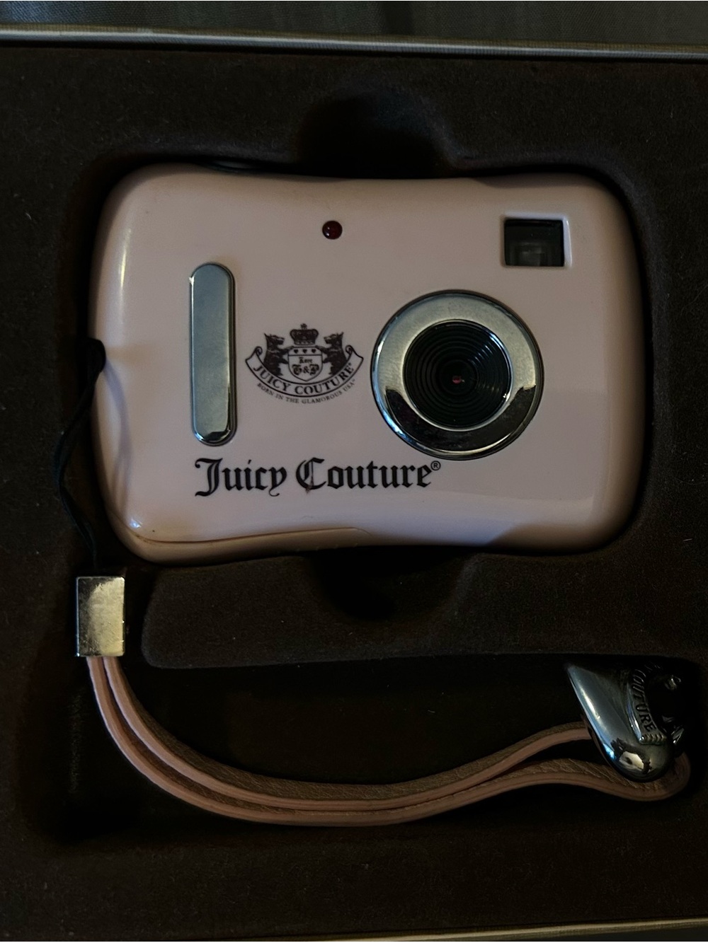 Juicy Couture Light Pink Compact Camera with Wrist Strap
